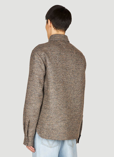 Bottega Veneta Twill Overshirt Brown bov0153013