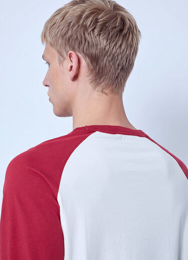 Acne Studios Wine Graphic T-Shirt Red acn0165056