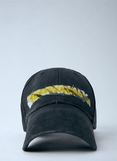 Balenciaga Faded Washed Cap Black bal0164008