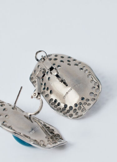 Kiko Kostadinov Alis Dish Earrings Silver kko0260013