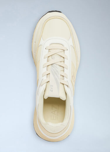 LN-CC® - EA7 Emporio Armani: OTG Luxe Sneakers - White EA7 Emporio Armani OTG Luxe Sneakers White eea0166004