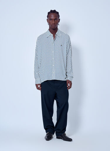 LN-CC® - Vivienne Westwood: Batwing Relaxed Shirt - Blue Vivienne Westwood Batwing Relaxed Shirt Blue vvw0166004