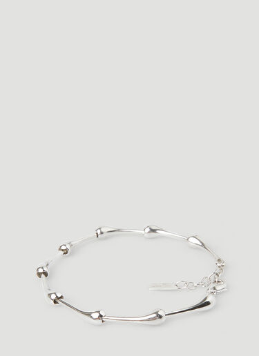 Saint Laurent Large Drop Bracelet Silver sla0149083