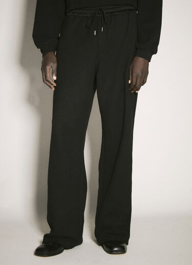 Saint Laurent Wide-Leg Track Pants Black sla0156015