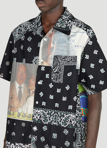 Children Of The Discordance × Yagi Graphic Print Shirt Black cod0154001