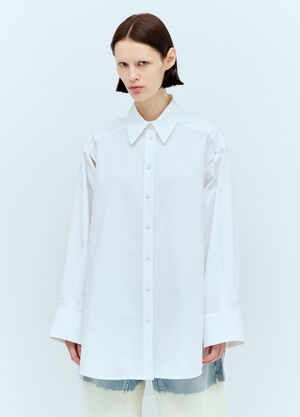 Jil Sander 포플린 셔츠 화이트 jil0256004