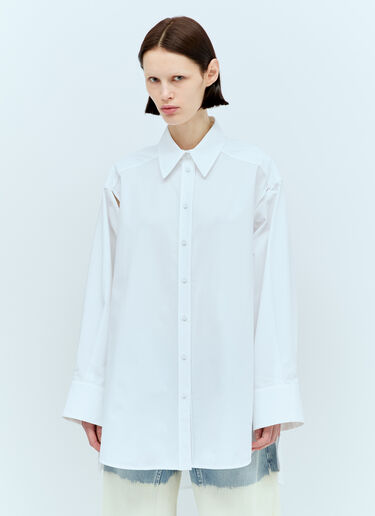 Jil Sander 포플린 셔츠 화이트 jil0256004