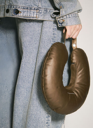 MM6 Maison Margiela Travel Pillow Bag Brown mmm0358001