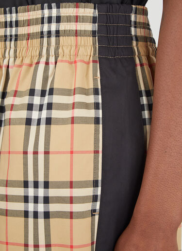 Burberry Louane 格纹长裤 米 bur0246089