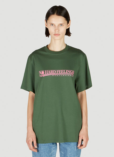 Martine Rose No Hard Feelings Tシャツ ブルー mtr0253004