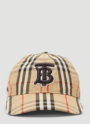 Burberry Classic Check Baseball Hat Beige bur0141044