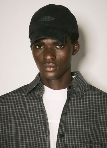 3B Stencil Baseball Cap Balenciaga 3B Stencil Baseball Cap Black bal0157041