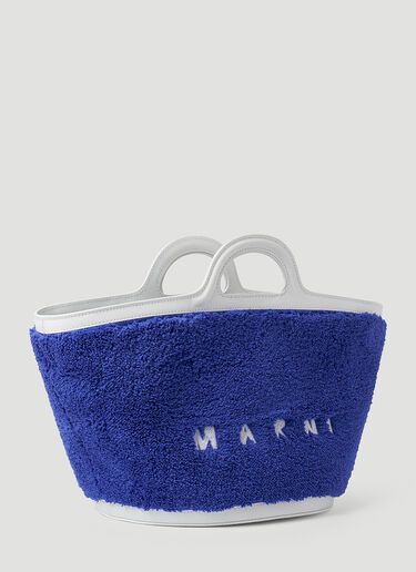 Marni Tropicalia Small Bucket Tote Bag Blue mni0252027