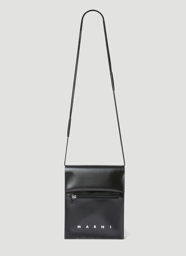 Marni Shoelace Strap Crossbody Bag Black mni0155021