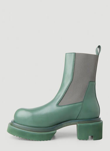 Rick Owens Bogun Beatle Boots Green ric0149036