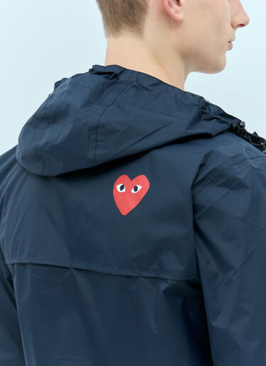 Comme Des Garçons PLAY x K-WAY 防风夹克  蓝色 cpl0355001