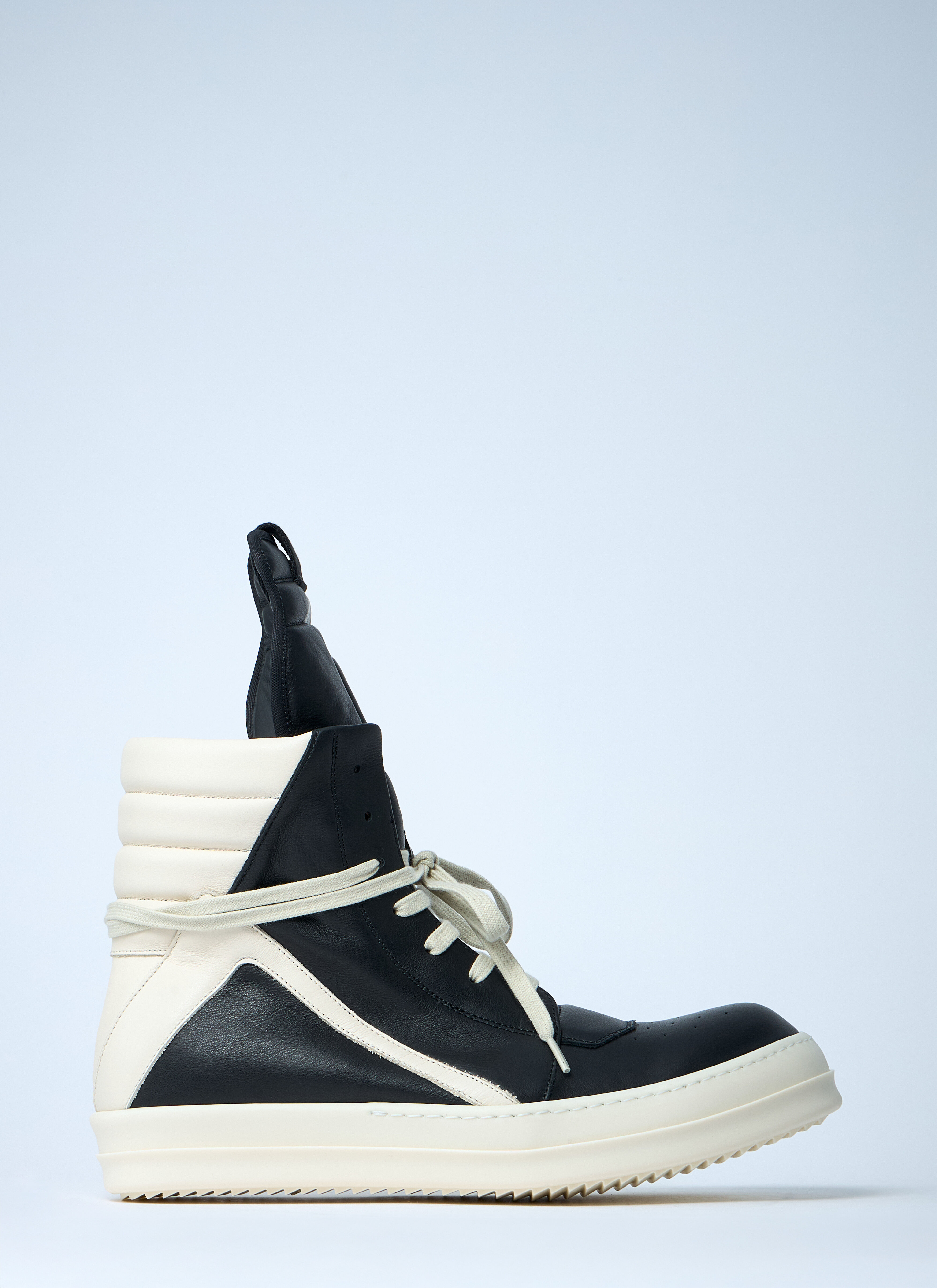 Rick Owens Men's' Mega Bumper Geobasket Sneakers in Black | LN-CC®