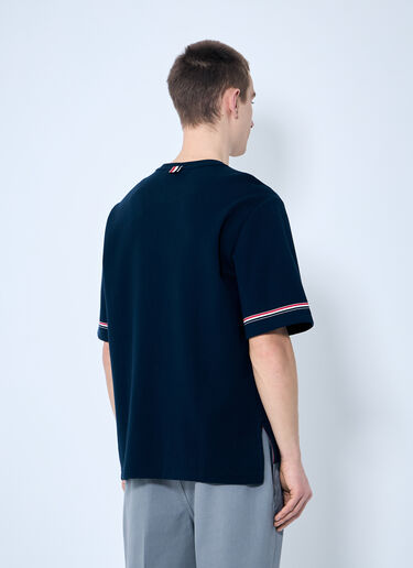 Thom Browne コットン ラグビー セーター  ネイビー thb0159005
