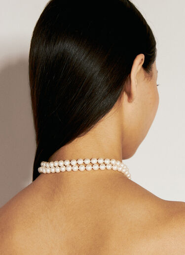 Vivienne Westwood Graziella Pearl Choker Necklace Silver vww0256020