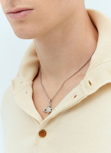 Vivienne Westwood 迷你浅浮雕项链 银色 vww0356006