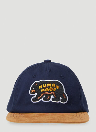 Embroidered Baseball Cap Human Made Embroidered Baseball Cap Dark Blue hmd0152032
