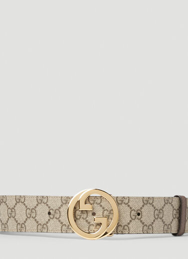 Gucci Blondie Logo Plaque Belt Brown guc0252047
