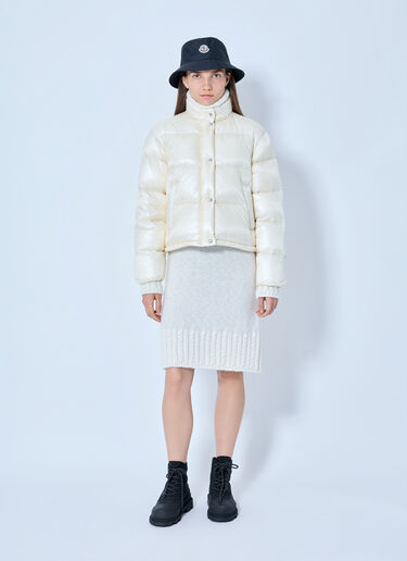 LN-CC® - Moncler: Tepice Short Down Jacket - White Moncler Tepice Short Down Jacket White mon0266037