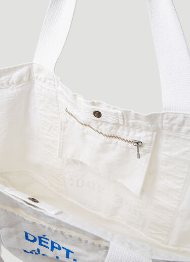Logo Print Canvas Tote Bag Gallery Dept. Logo Print Canvas Tote Bag White gdp0152039