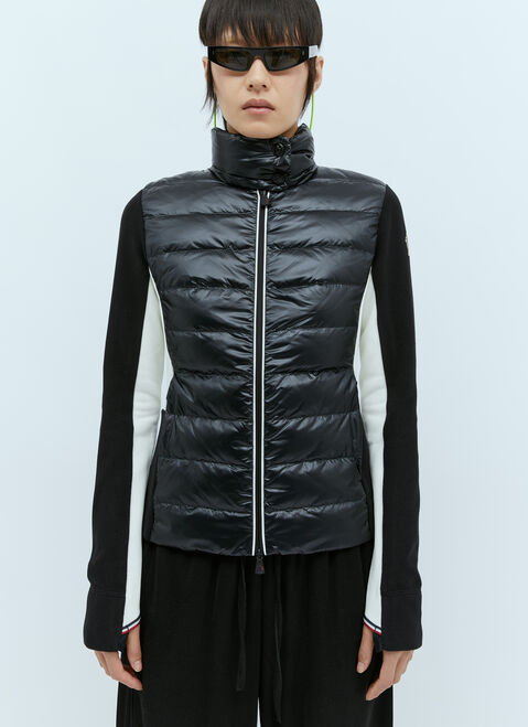 Moncler Grenoble ジップアップダウンカーディガン ブラック mog0253026