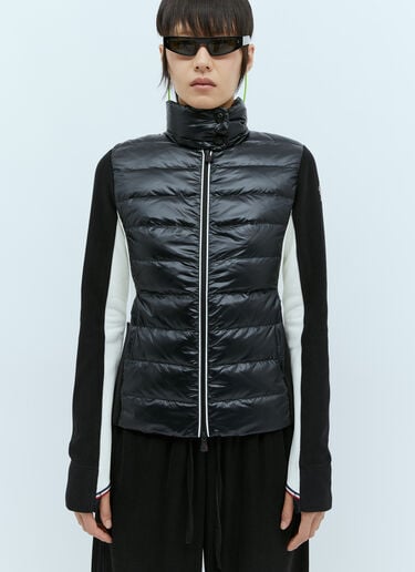 ジップアップダウンカーディガン Moncler Grenoble ジップアップダウンカーディガン ブラック mog0253026