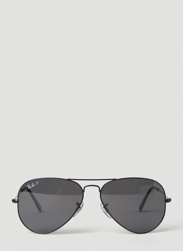 Ray-Ban アビエイターサングラス ブラック lrb0351004