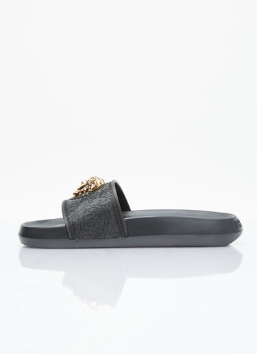 Versace Medusa Slides Black vrs0253025