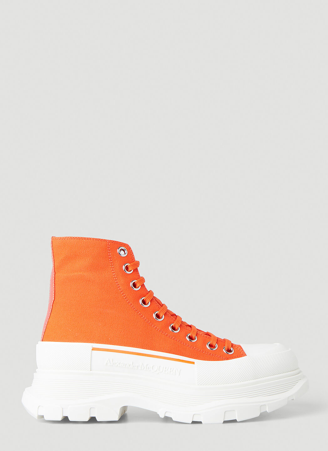 Orange and white alexander mcqueen outlet