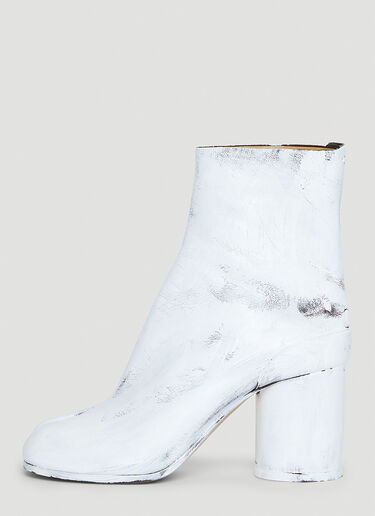 Maison Margiela Tabi Painted Boots White mla0244023