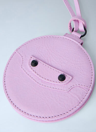 Balenciaga Le City Round Mirror Charm Pink bal0263046
