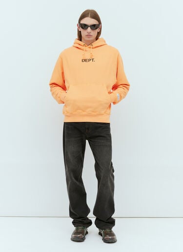 Gallery Dept. Dept ロゴフード付きスウェットシャツ オレンジ gdp0152019