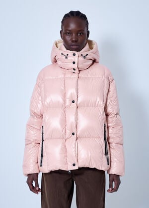 Moncler Parana Hooded Short Down Jacket Pink mon0266001