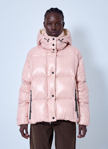 LN-CC® - Moncler: Parana Hooded Short Down Jacket - Pink Moncler Parana Hooded Short Down Jacket Pink mon0266001