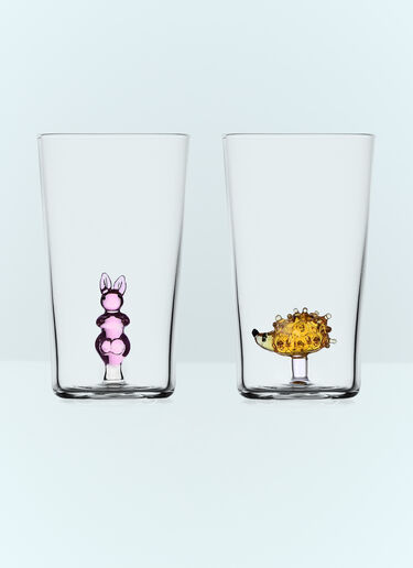 Ichendorf Milano Set Of Six Animal Farm Glasses Multicolour wps0691352