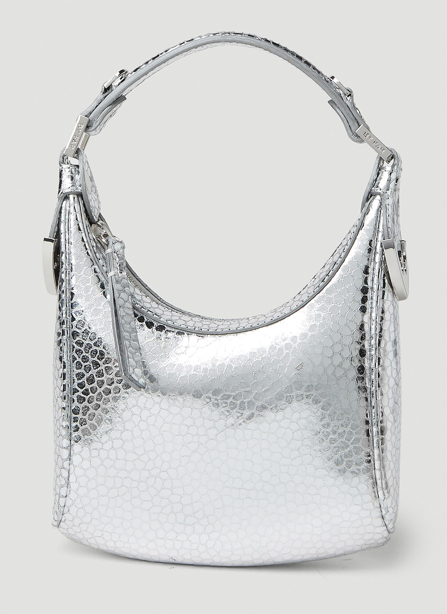 Shop By Far Cosmo Handbag In Silver