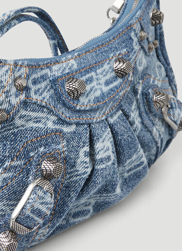 Balenciaga Le Cagole Mini Shoulder Bag Blue bal0249075