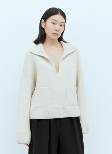 Fauna Sweater KHAITE Fauna Sweater Beige kha0253013