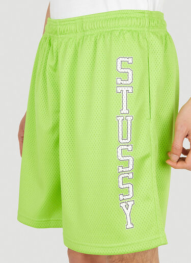 Stüssy Collegiate Mesh Shorts Green sts0347015