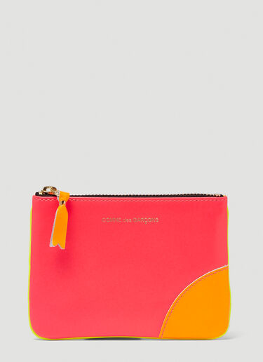 Comme Des Garcons Wallet Super Fluo 皮革钱包 粉色 cdw0346014