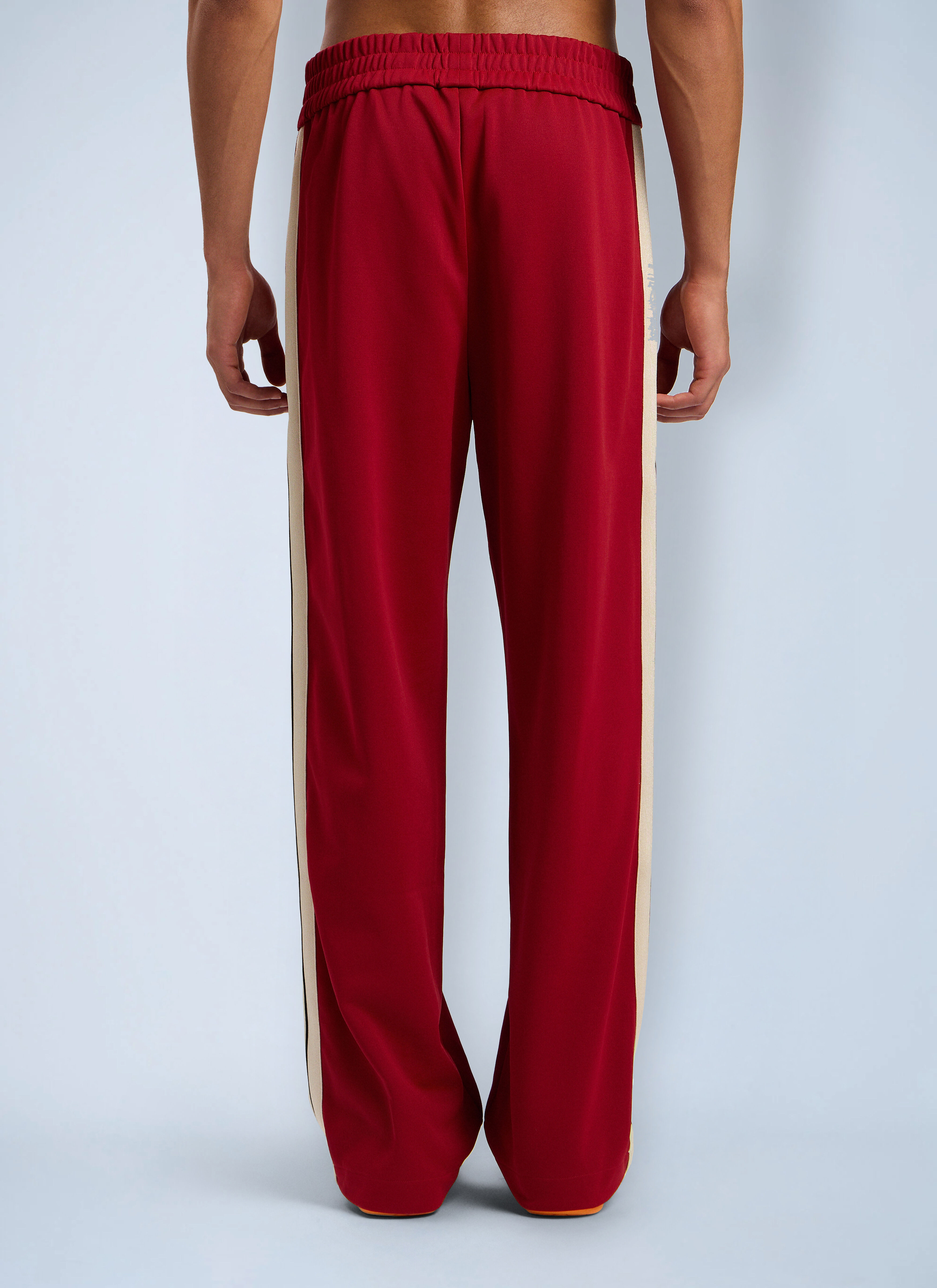 Palm Angels Men's' Classic Logo Zip-Up Track Pants in Red | LN-CC®
