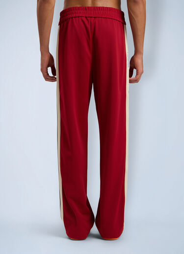 Classic Logo Zip-Up Track Pants Palm Angels Classic Logo Zip-Up Track Pants Red pma0162096
