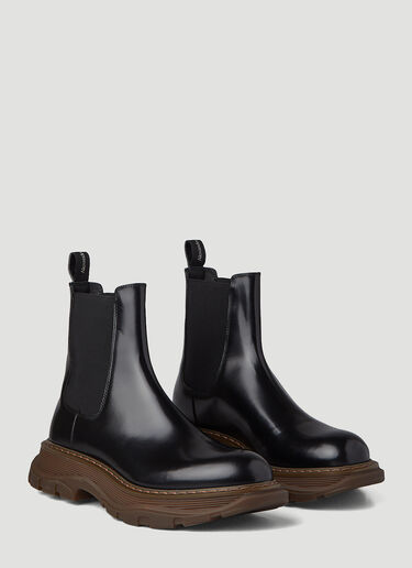 Alexander McQueen Tread Chelsea Boots Black amq0146034