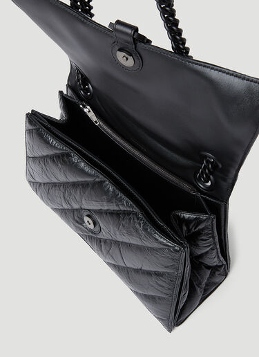 Crush Chain Shoulder Bag Balenciaga Crush Chain Shoulder Bag Black bal0253037