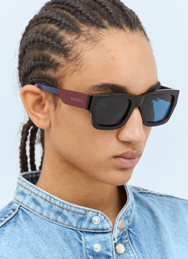 Gucci Rectangular Frame Sunglasses Brown gus0357003