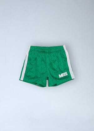 Nike x Martine Rose Logo Motif Track Shorts Green nik0362108